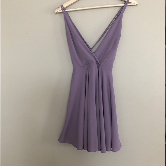 Silence + Noise Strappy Lilac Dress Sz xs - Picture 2 of 4